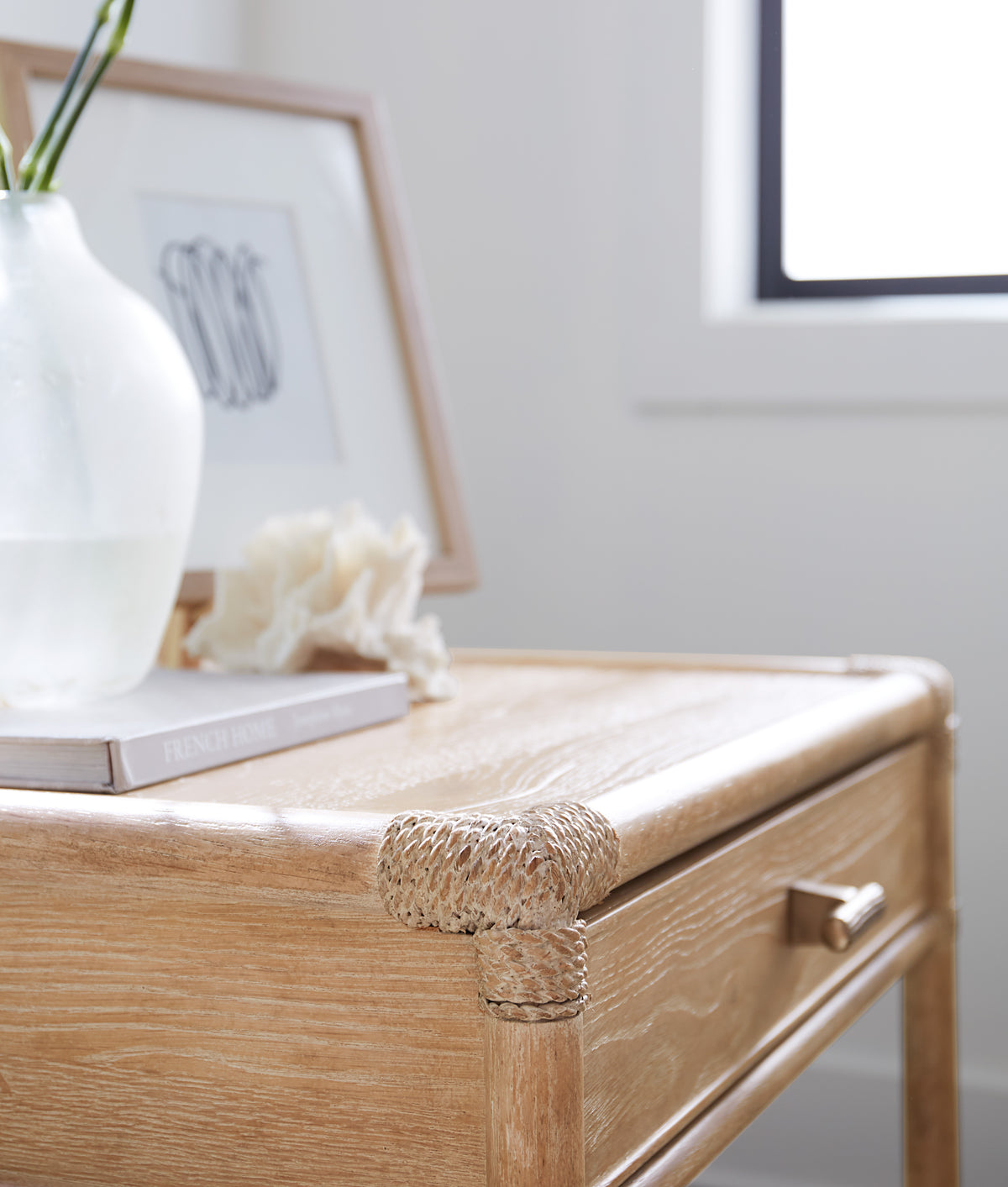 a vase on a table