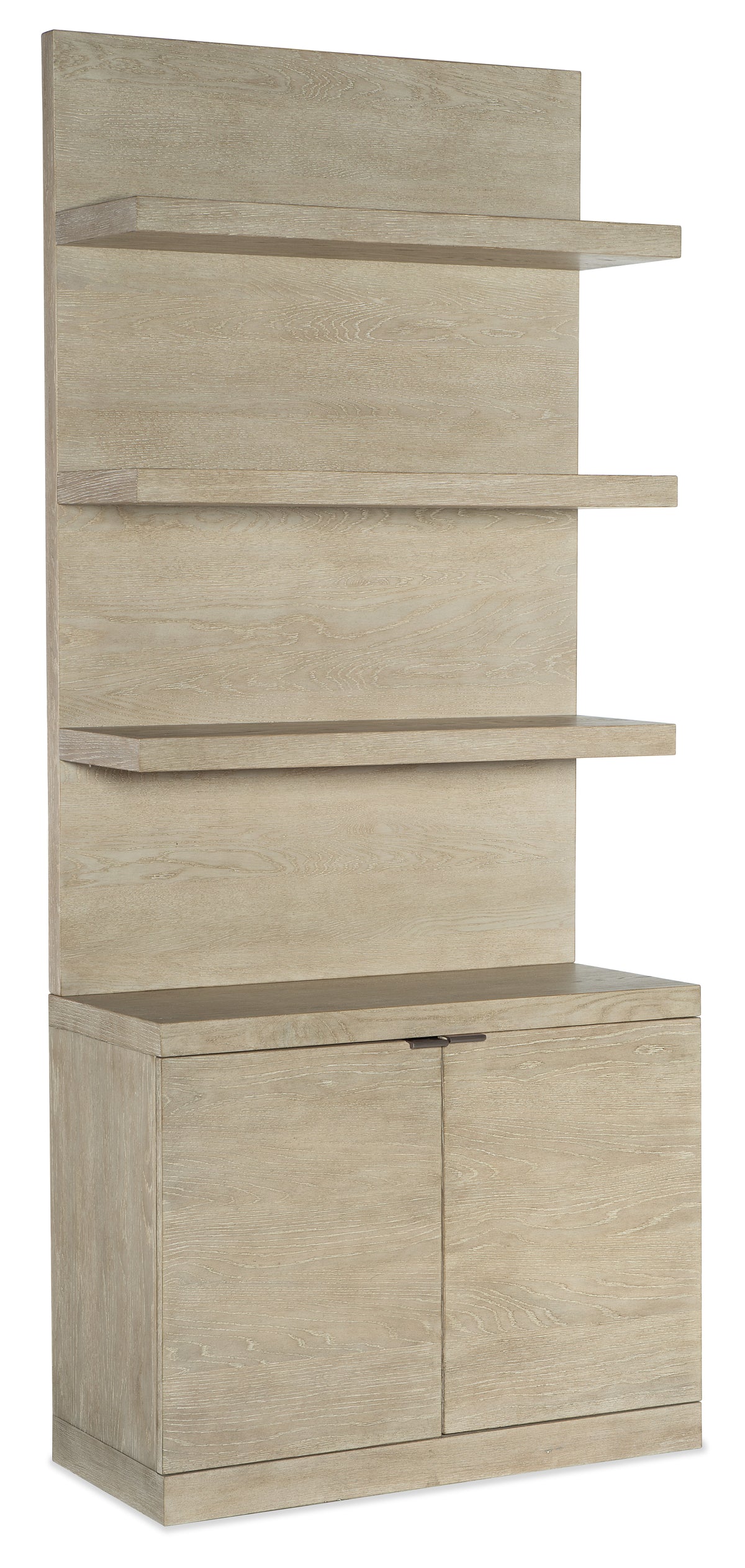 a white shelf with drawers