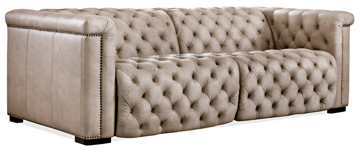 a couch with buttons on the back