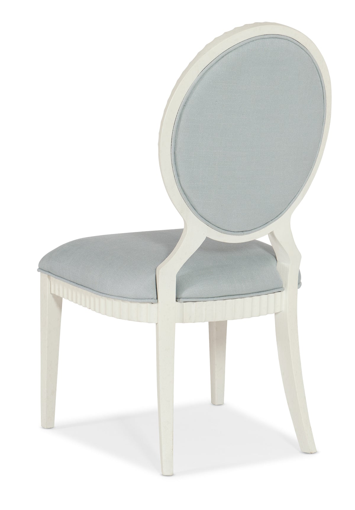a white and grey chair
