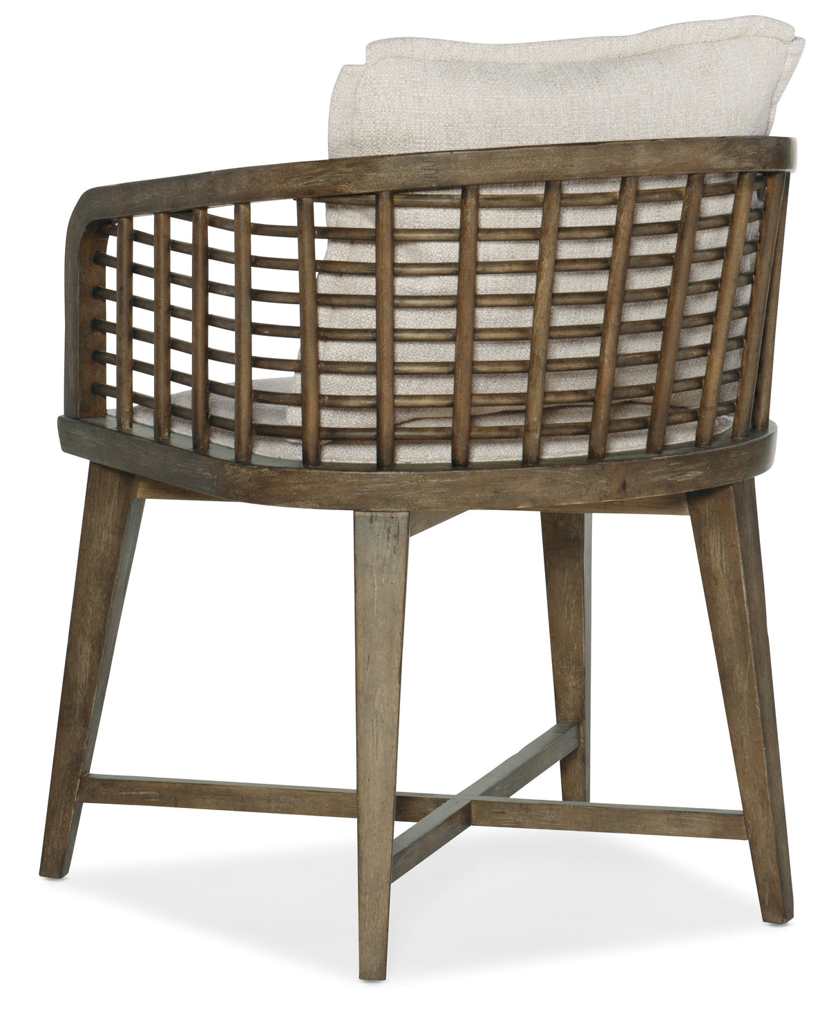 a chair with a cushion