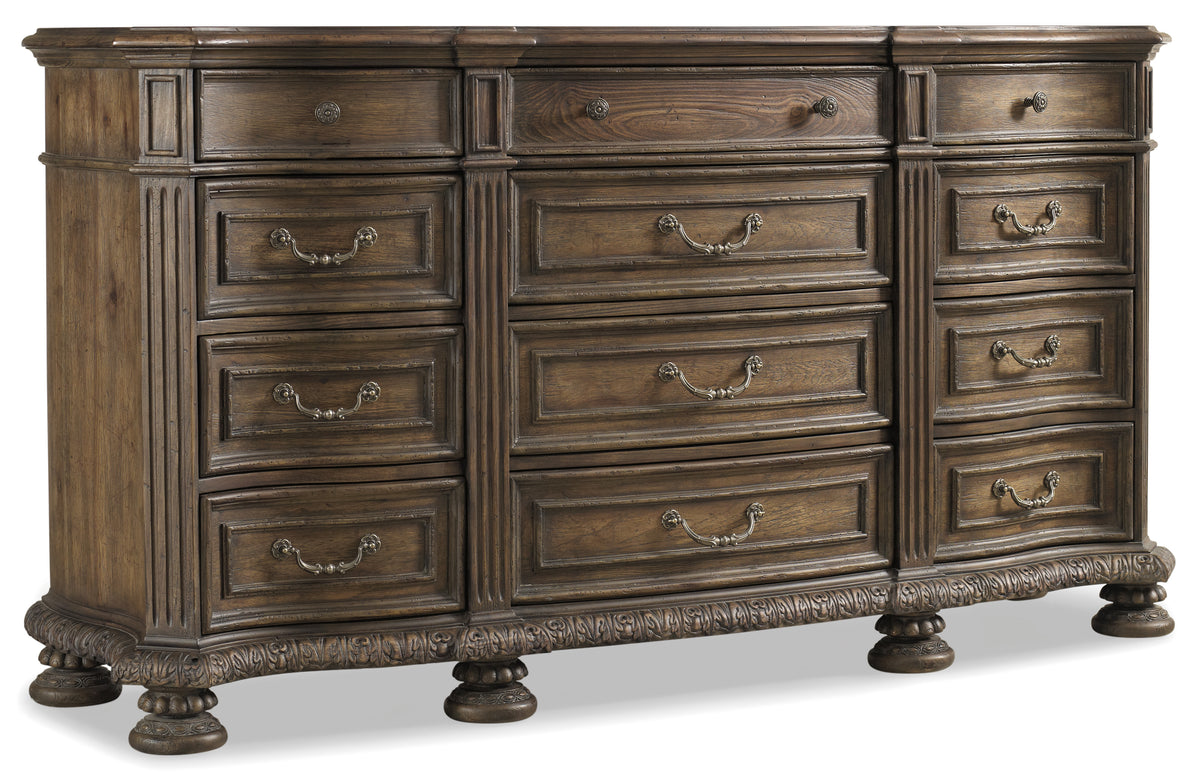 a dresser with drawers and a white background