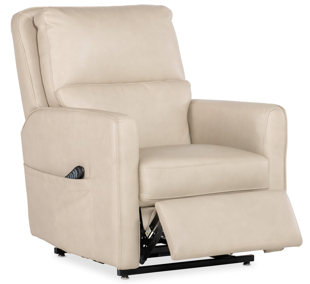 a white recliner with a lift