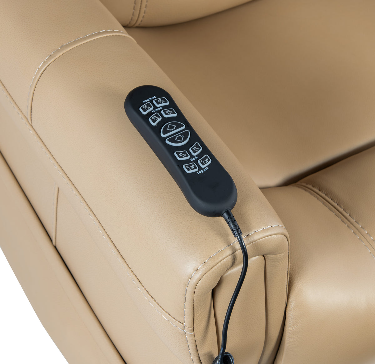 a remote control on a couch