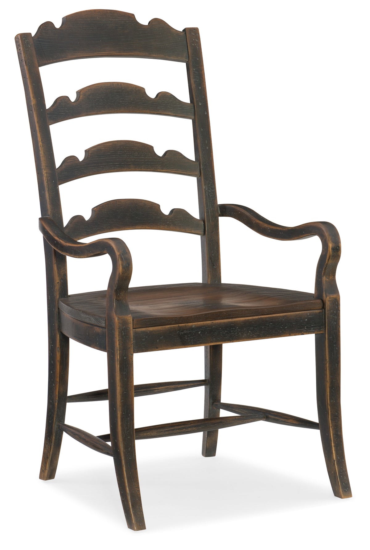 a wooden chair with a white background