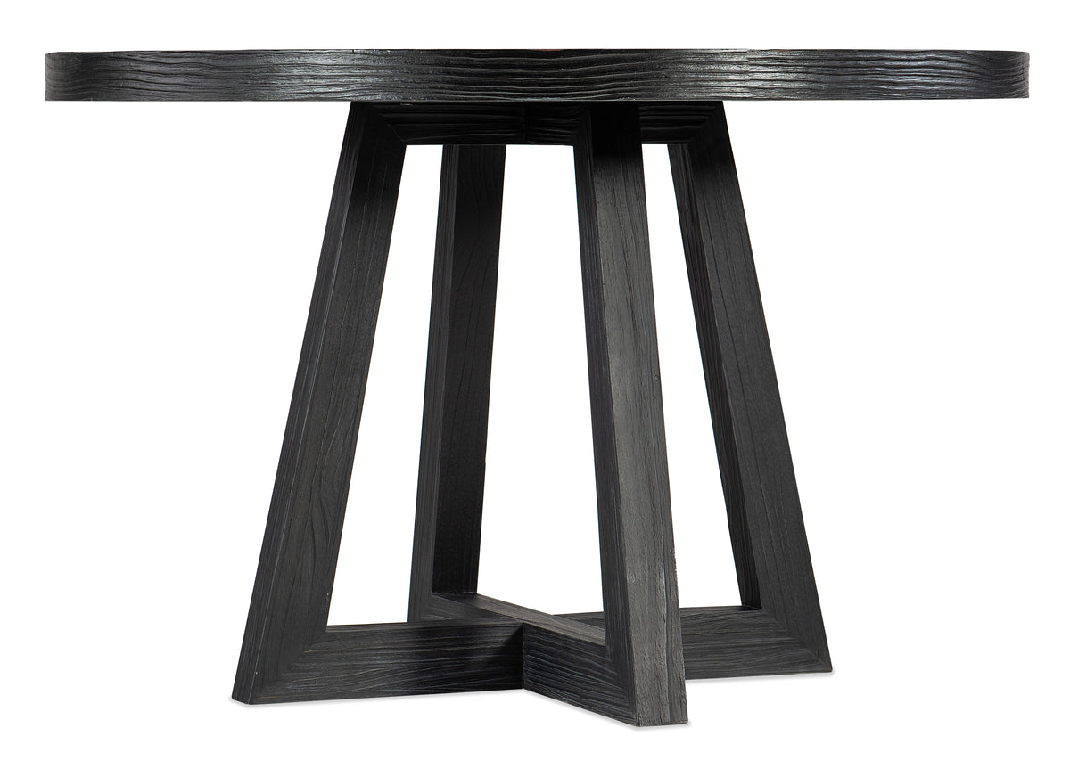 a black table with legs