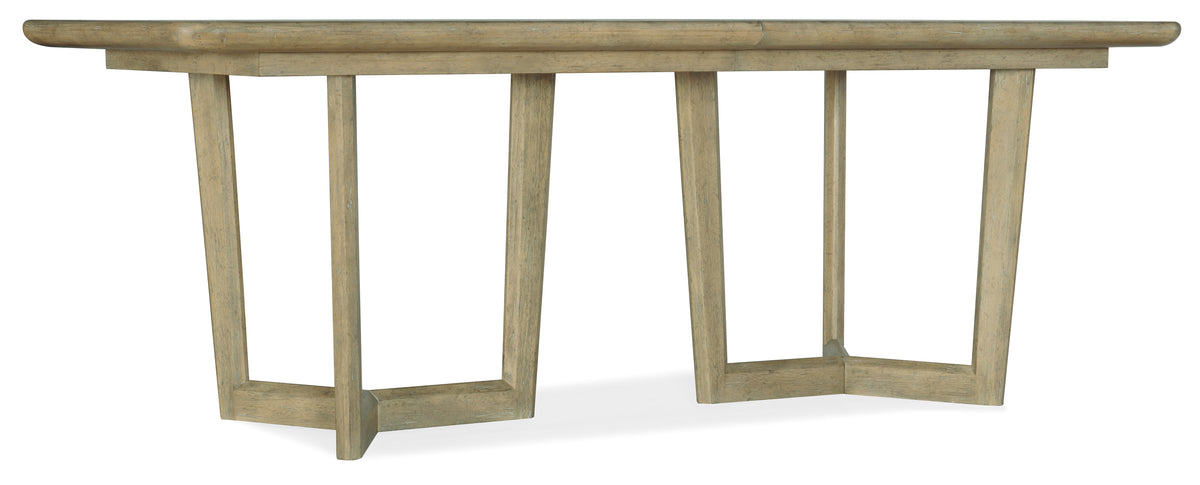 a wooden table with legs
