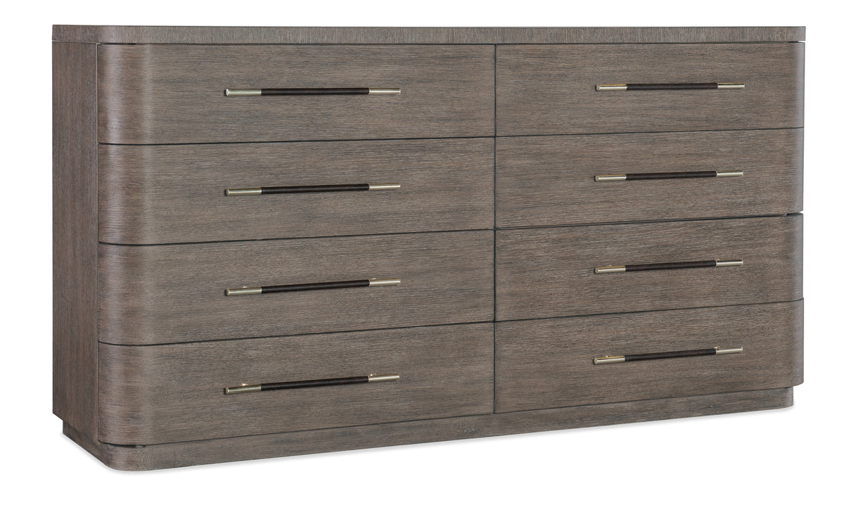 a close up of a dresser