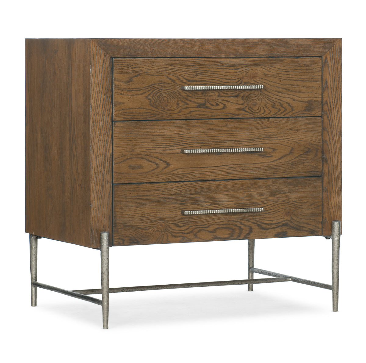 a wooden chest of drawers