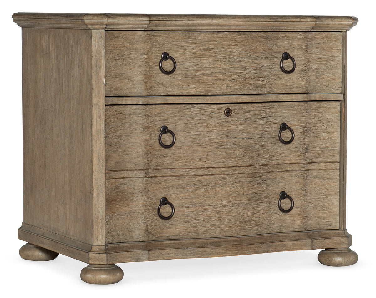 a wooden chest of drawers