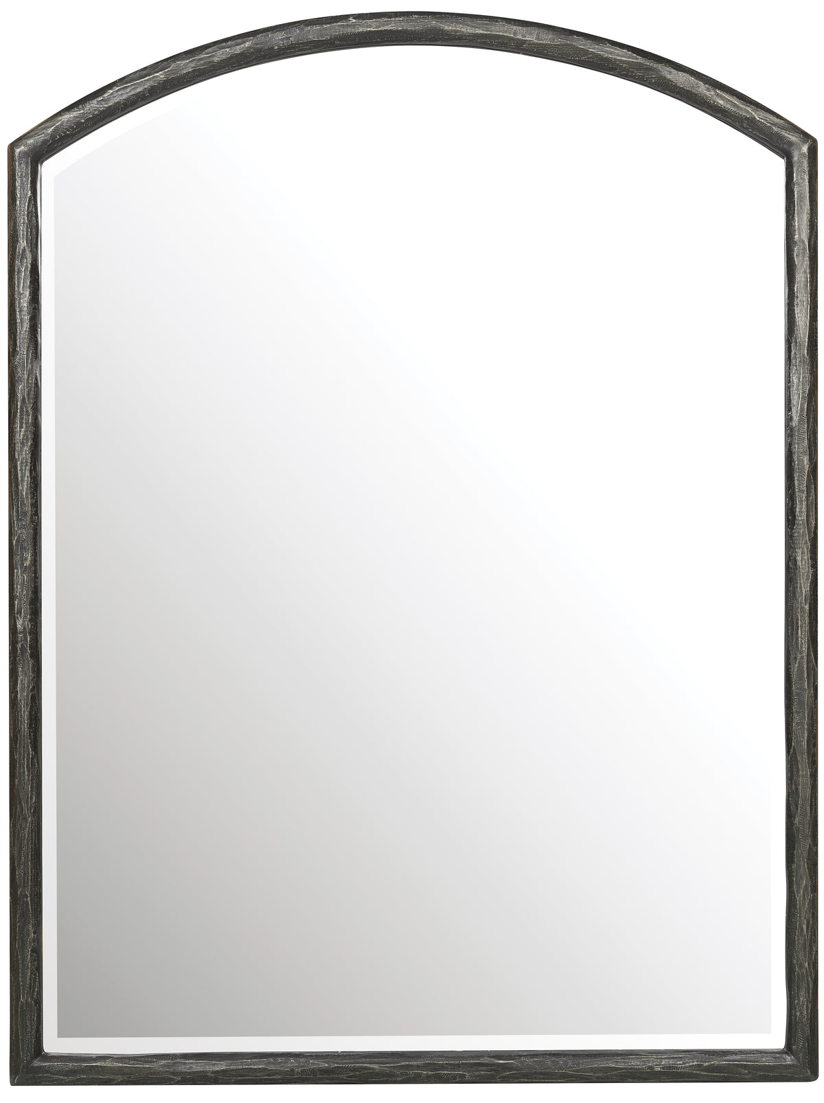 a mirror with a metal frame
