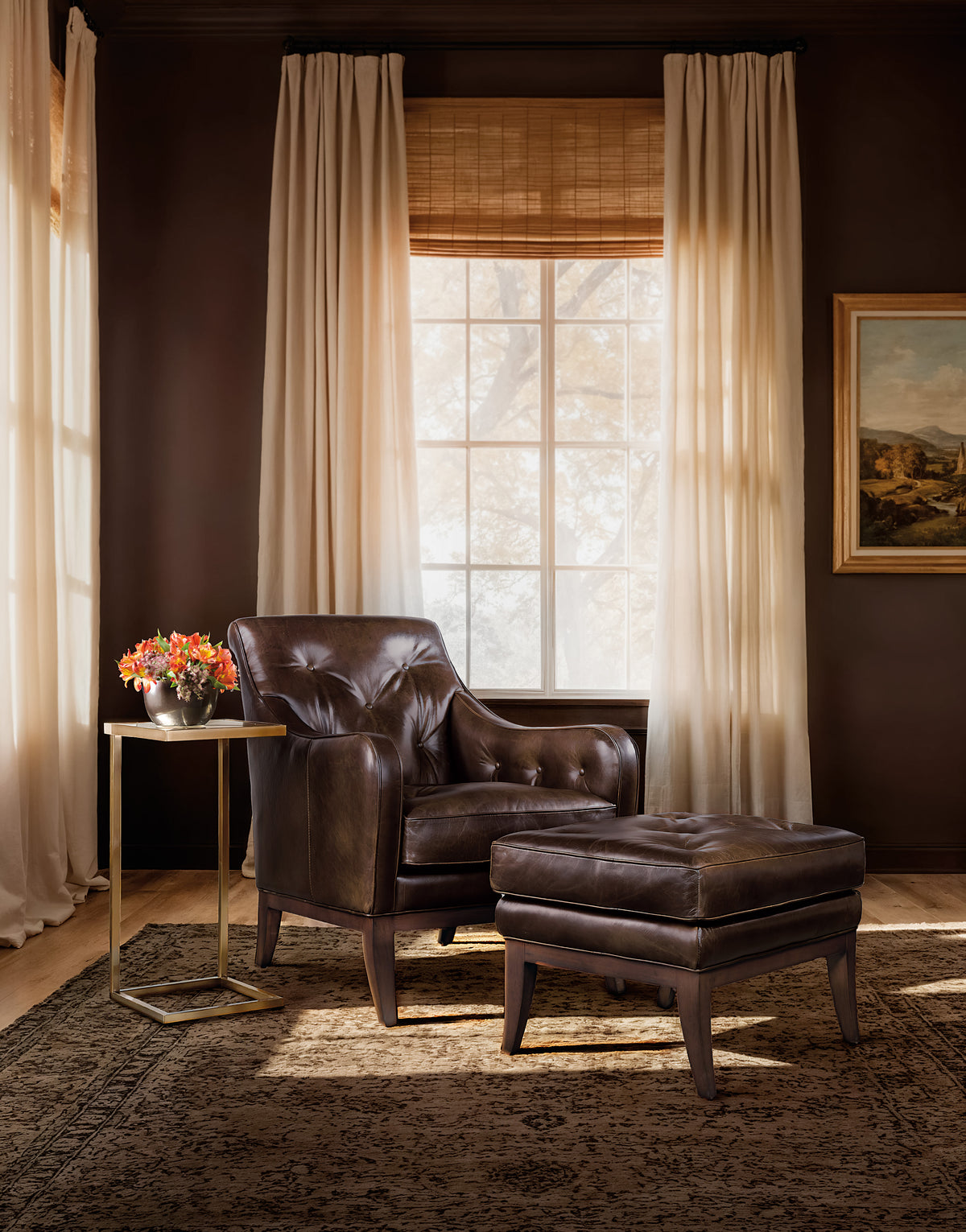 Belvedere Tufted Lounge Chair - Hooker Furniture (HRF-3225)