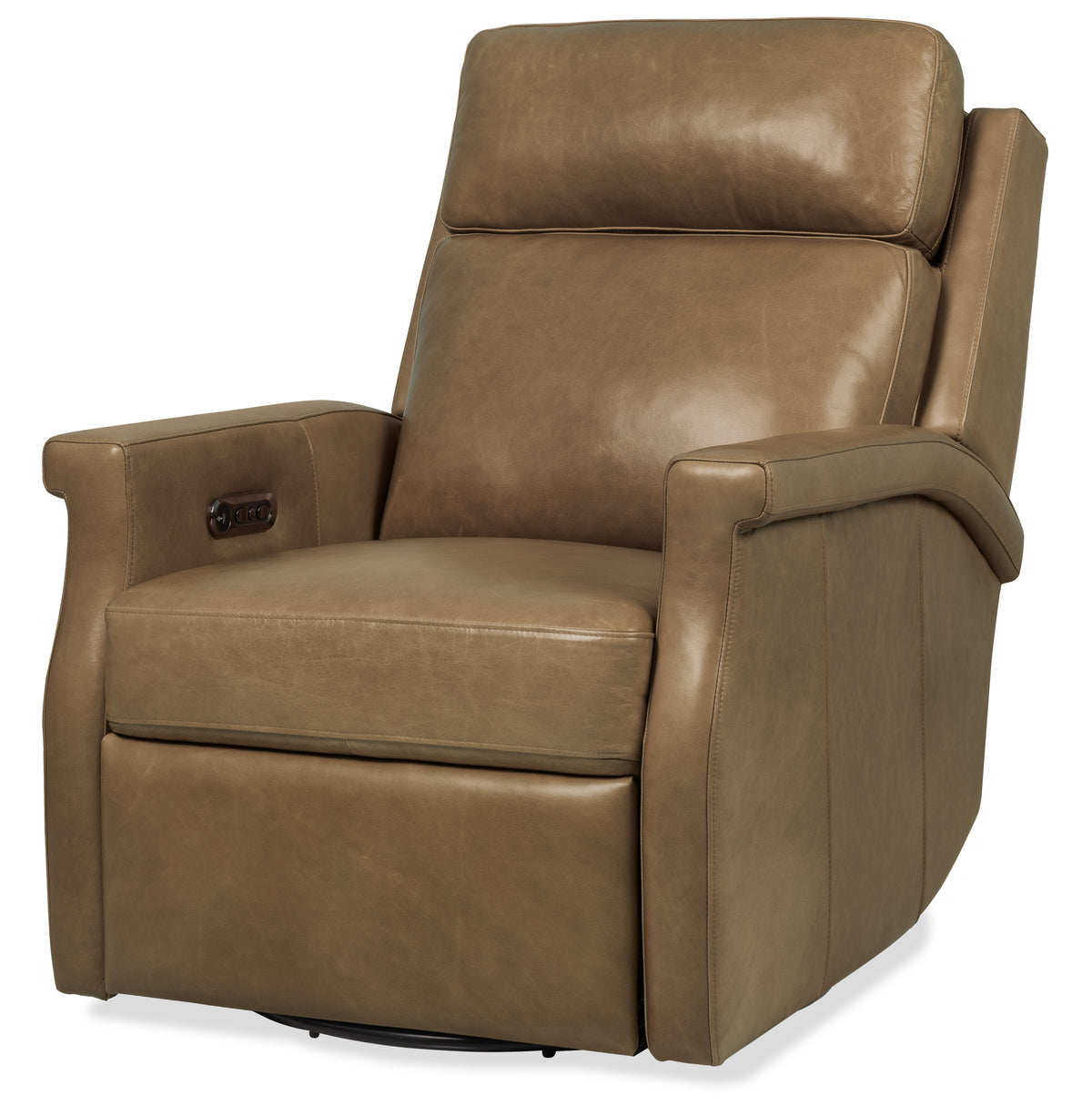 Kaufman Swivel Power Recliner with Pop-Up Headrest - Hooker Furniture (HRF-3236)