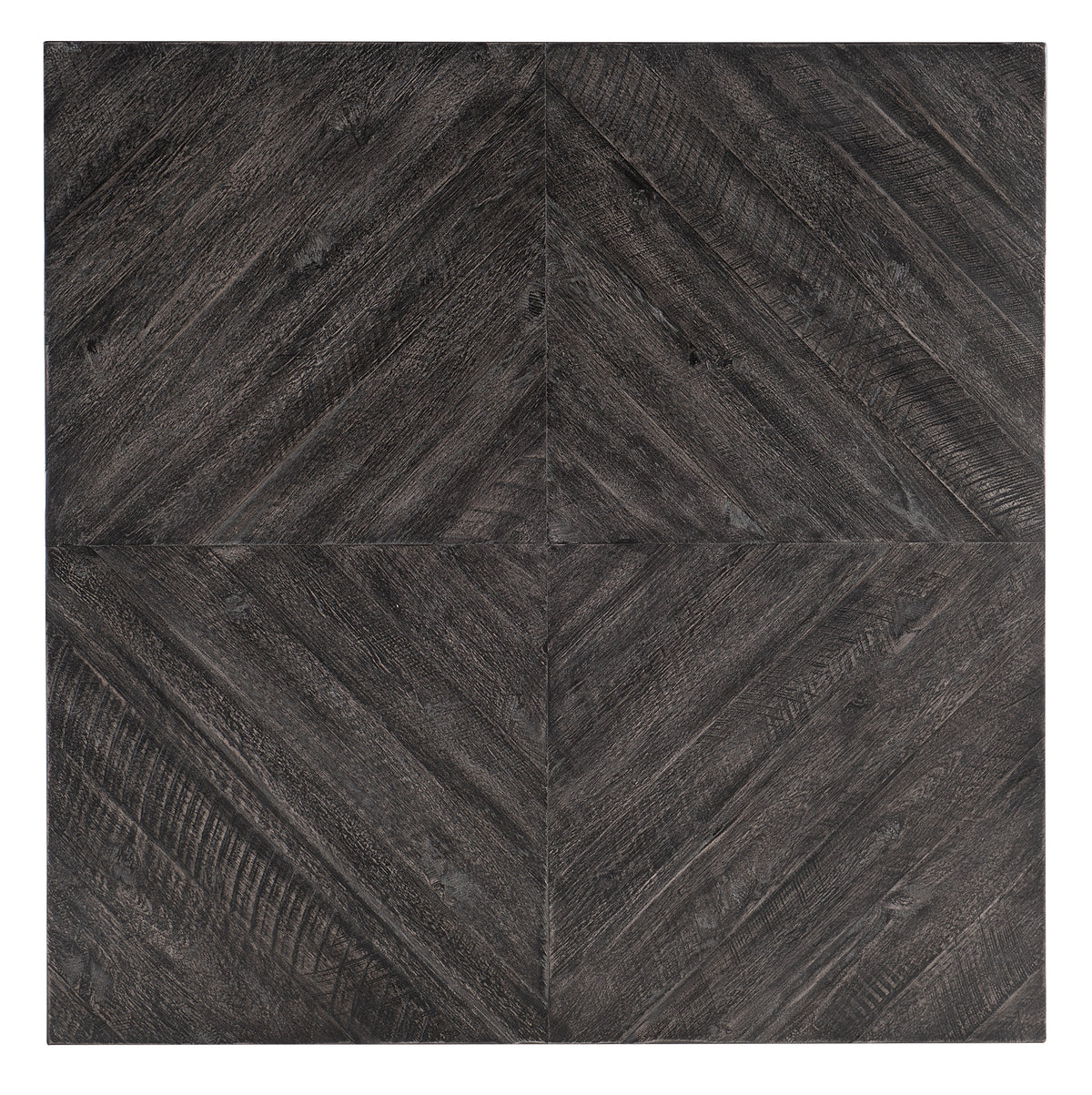a black square tile with a pattern