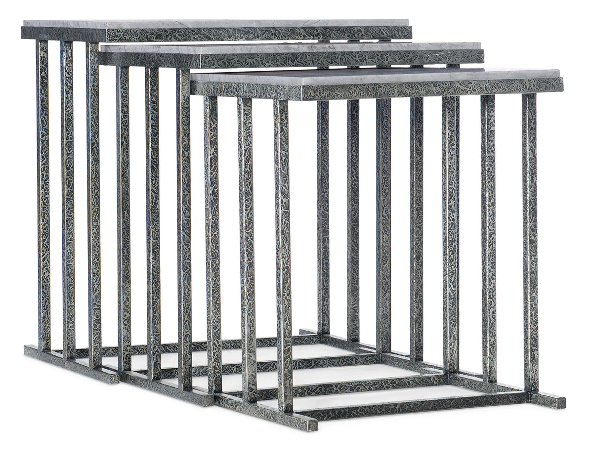 a stack of metal bars