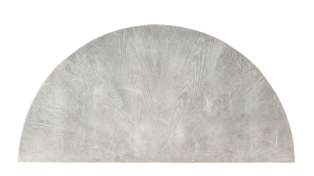 a white and grey circular object