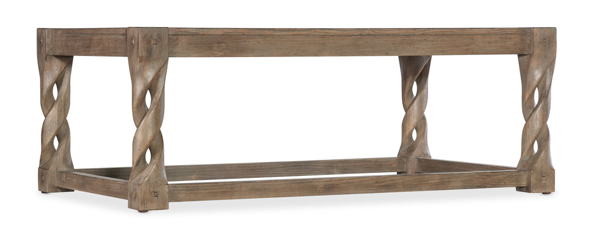 a wooden frame with a twist