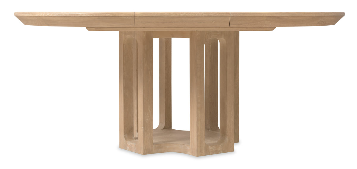 a wooden table with a rectangular base