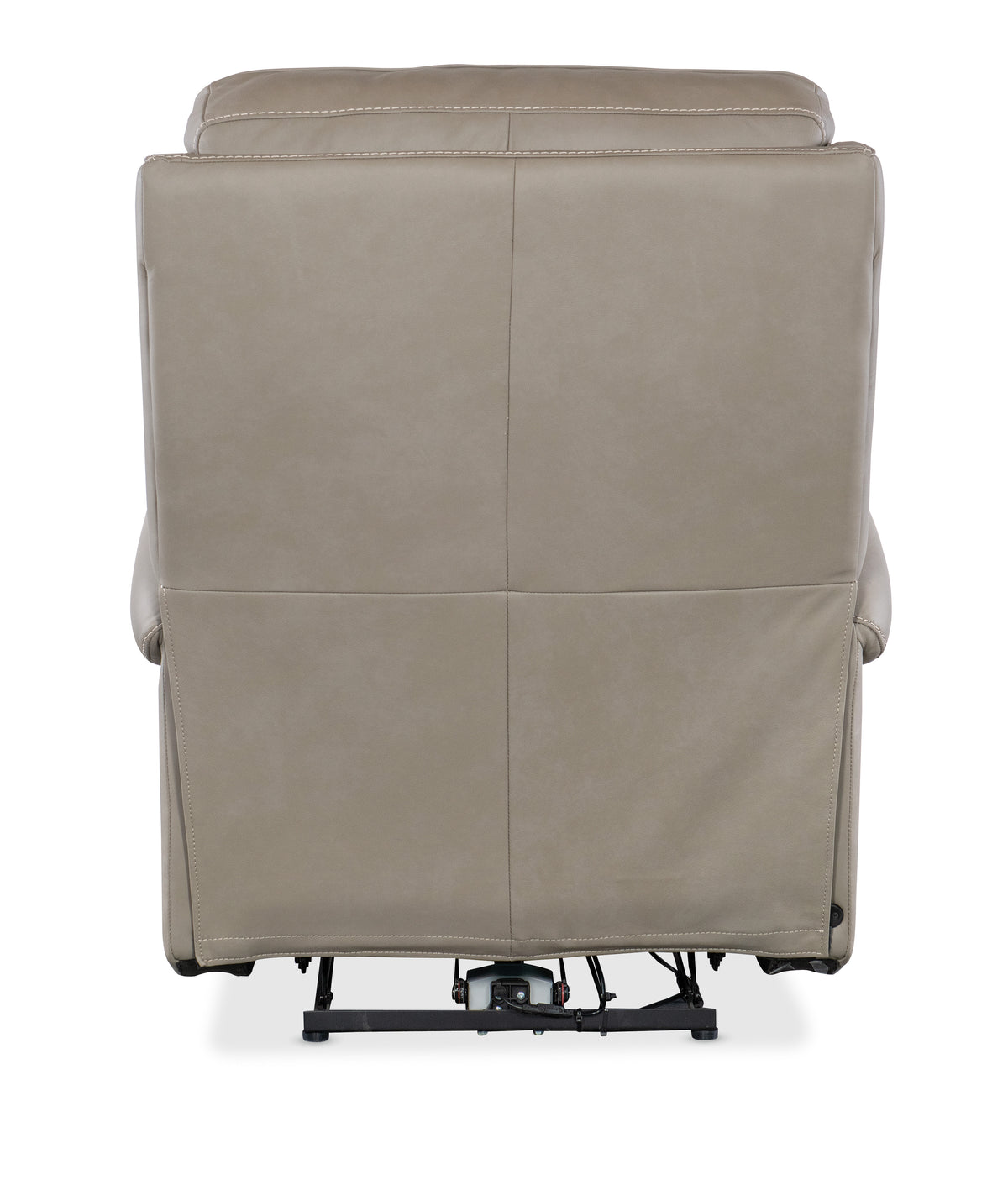 the back of a recliner chair
