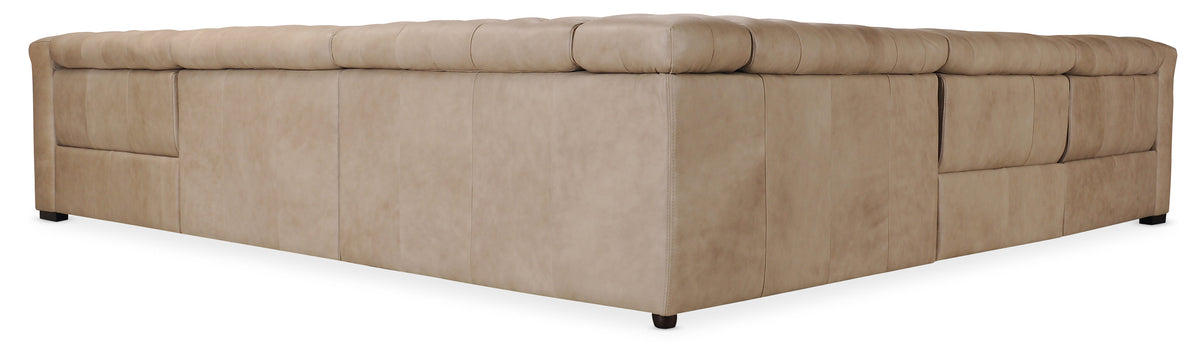 a close up of a couch