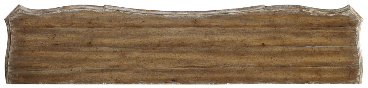 a wooden board with a white border