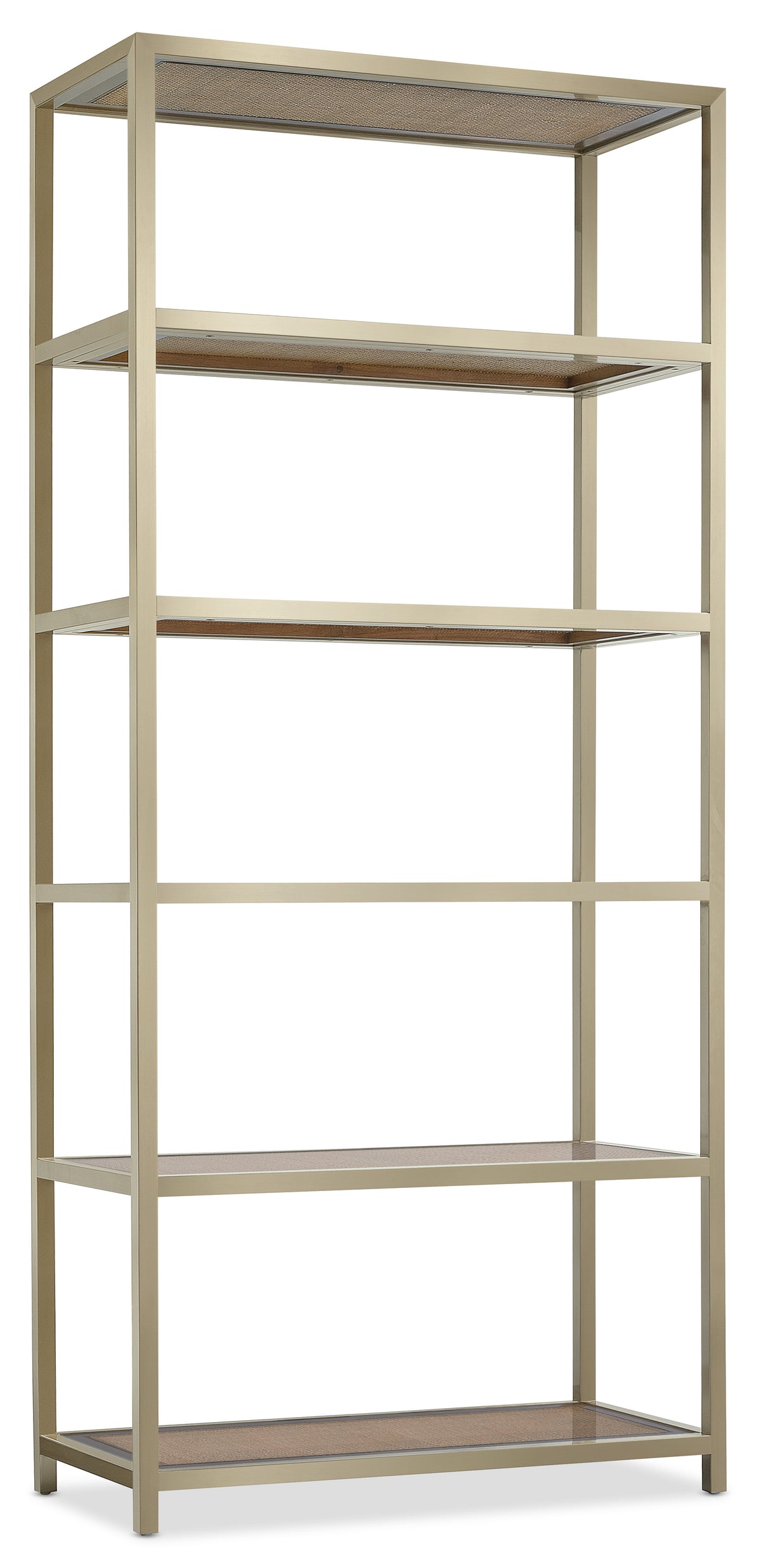 a white shelf with shelves