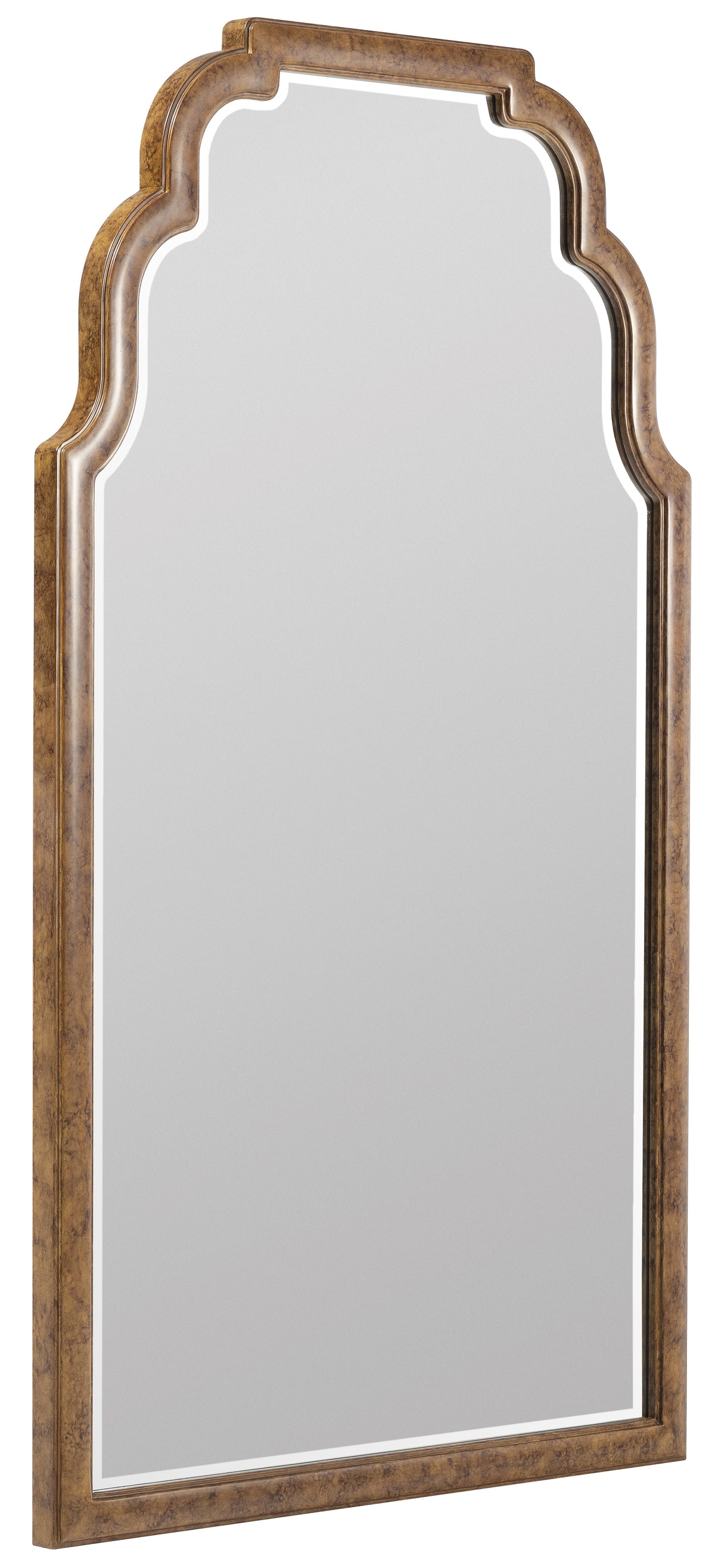 a mirror with a white frame