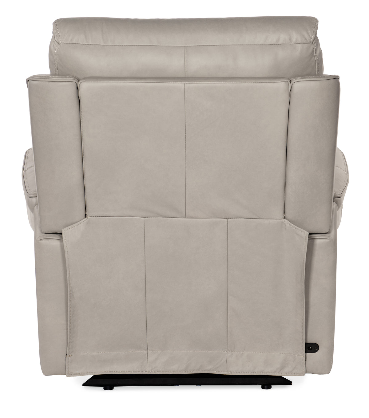 a close up of a recliner