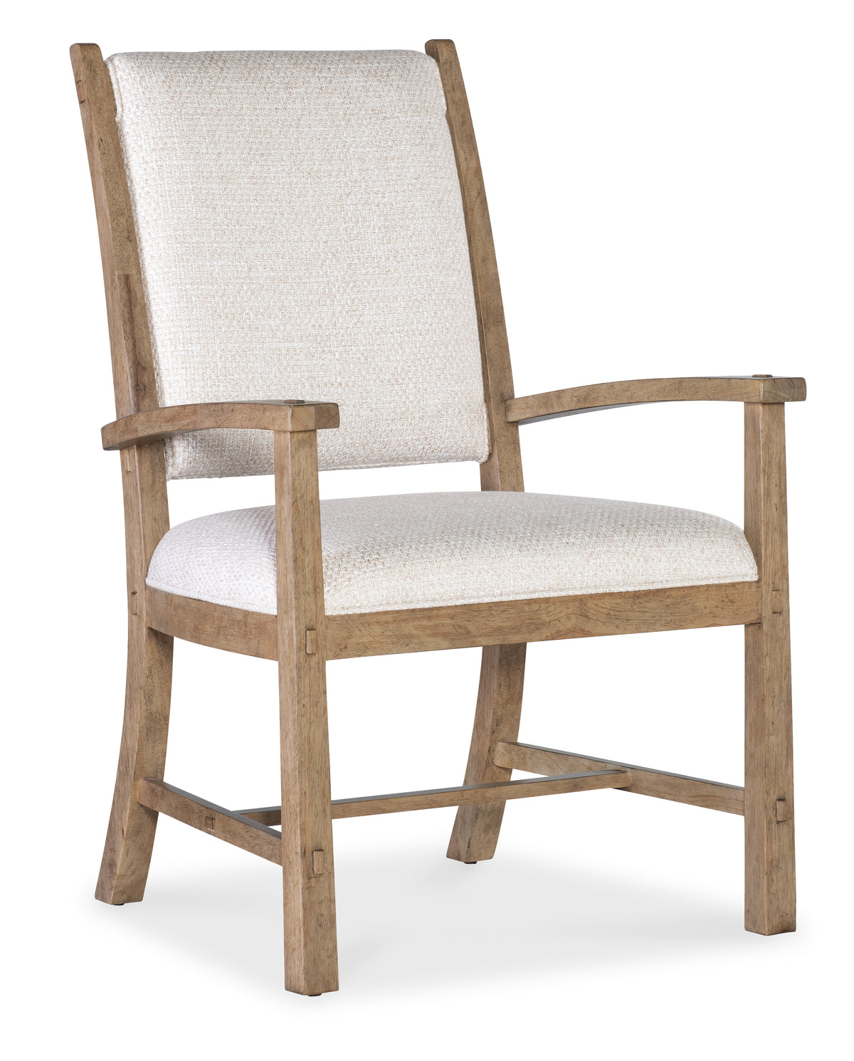 a white chair with a white cushion