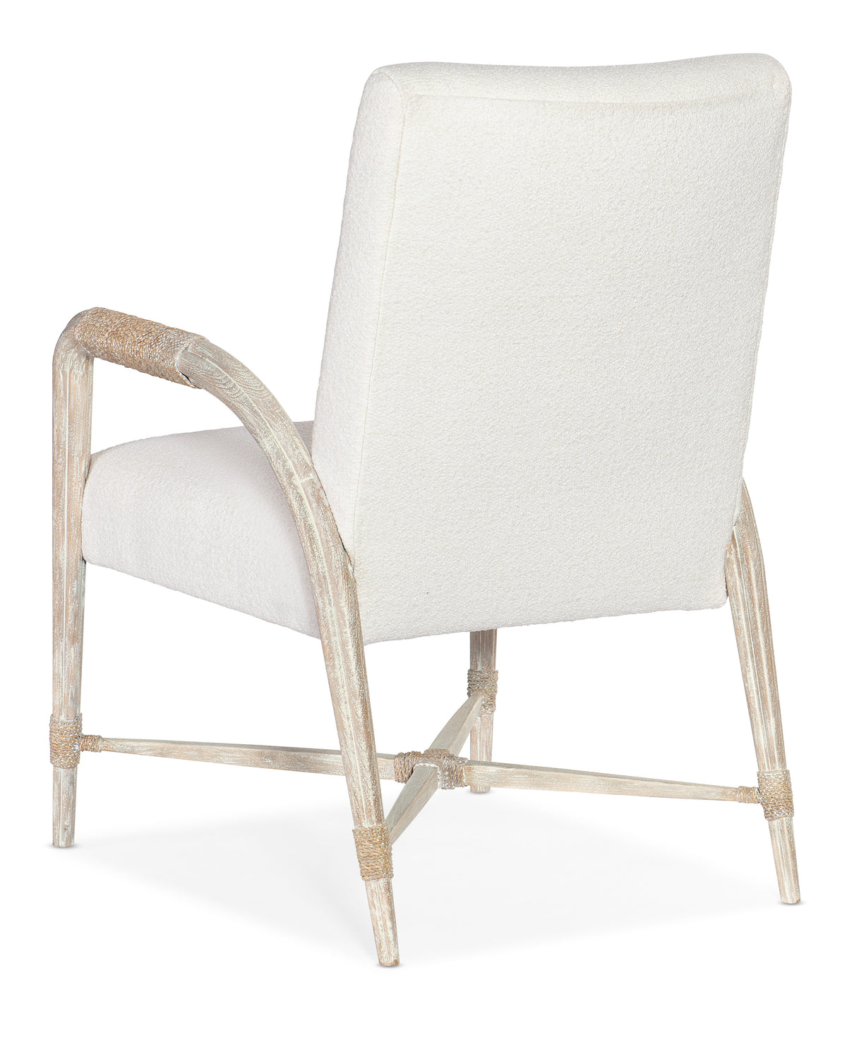 a white chair with metal legs