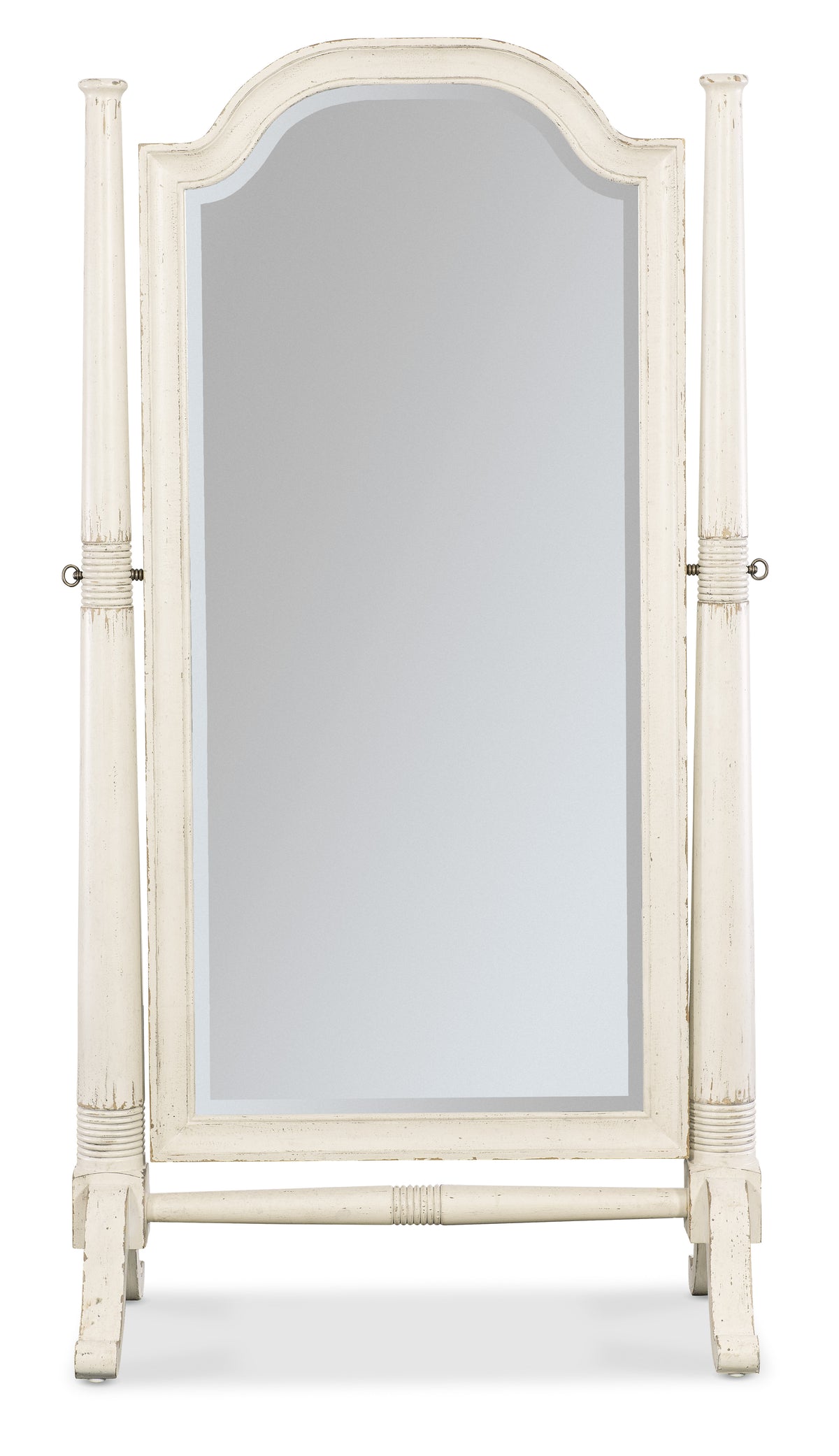 a white mirror with a white frame
