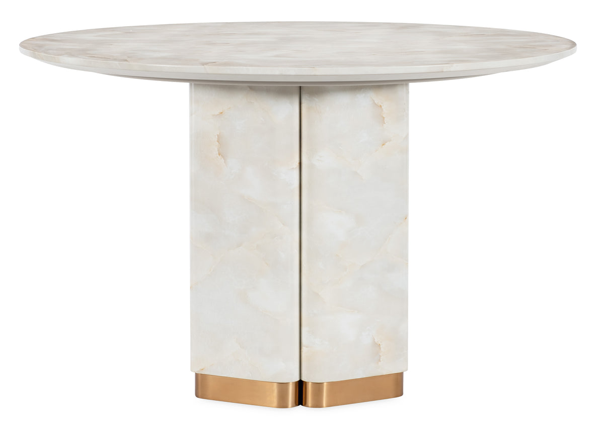 a white and gold table