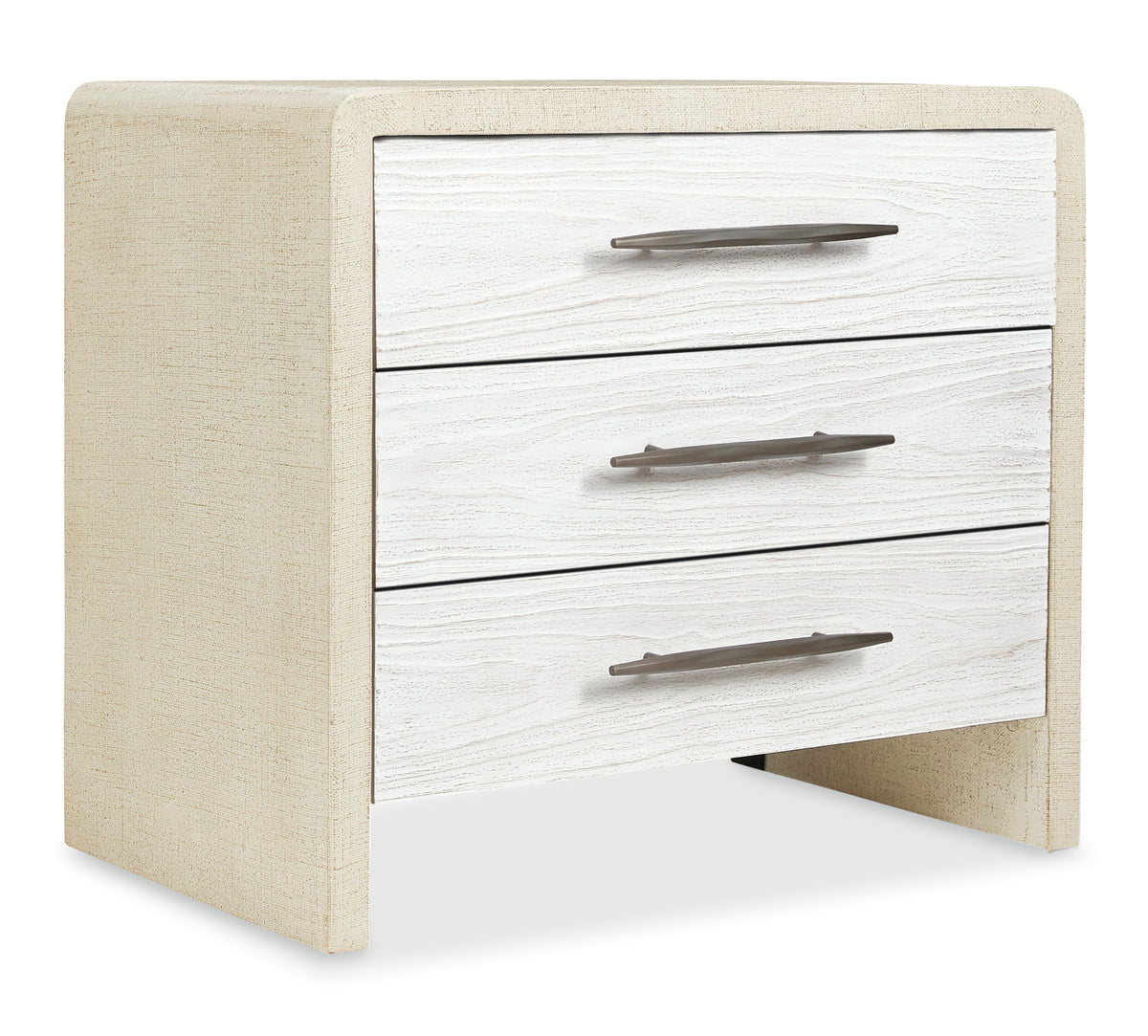 a white and wood dresser