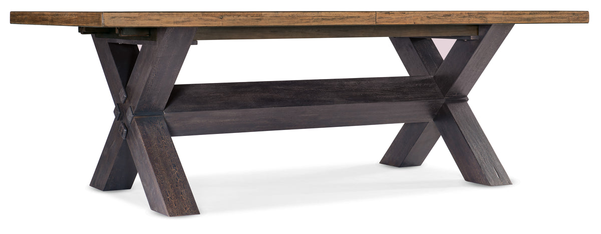 a wooden table with legs