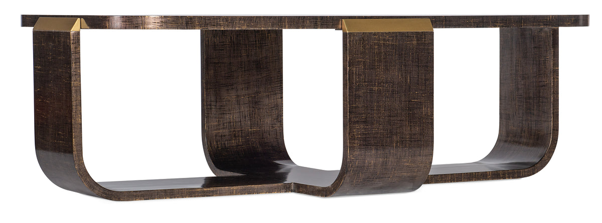 a brown and gold table