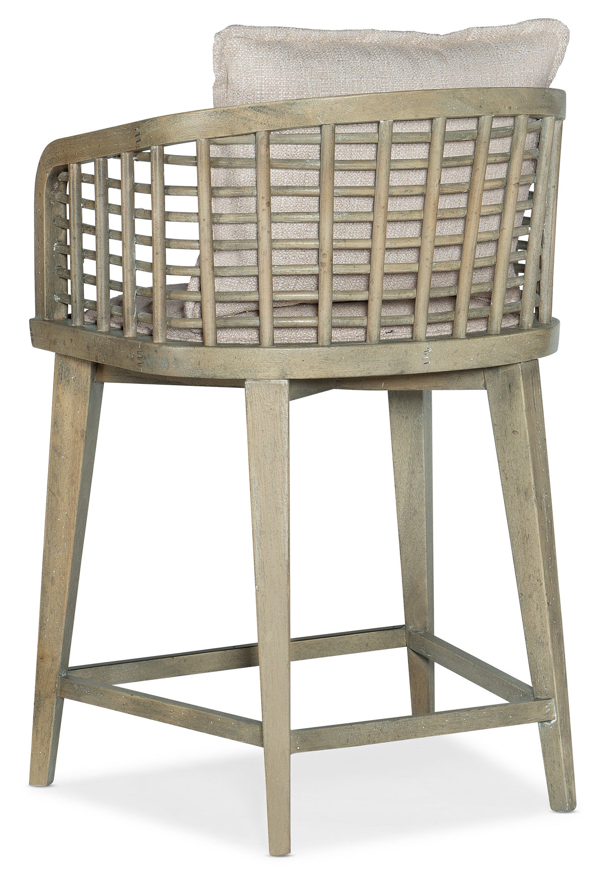 a chair with a cushion