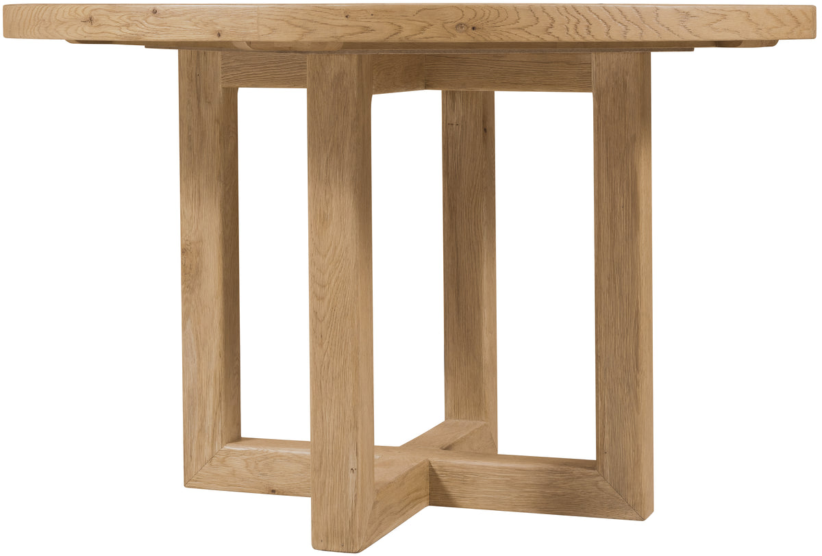 a wooden table with four legs