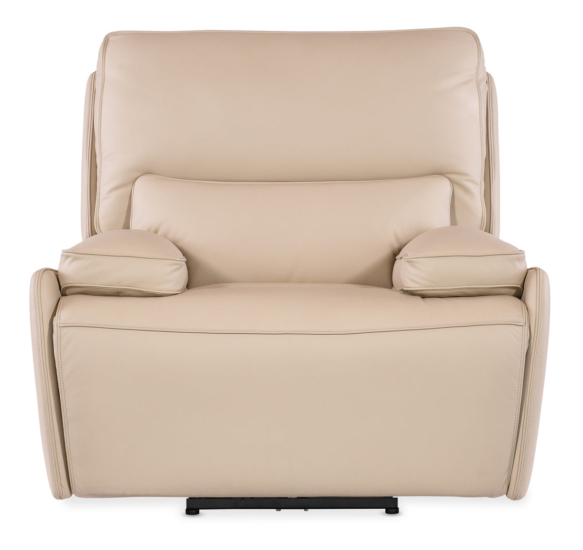a beige recliner chair