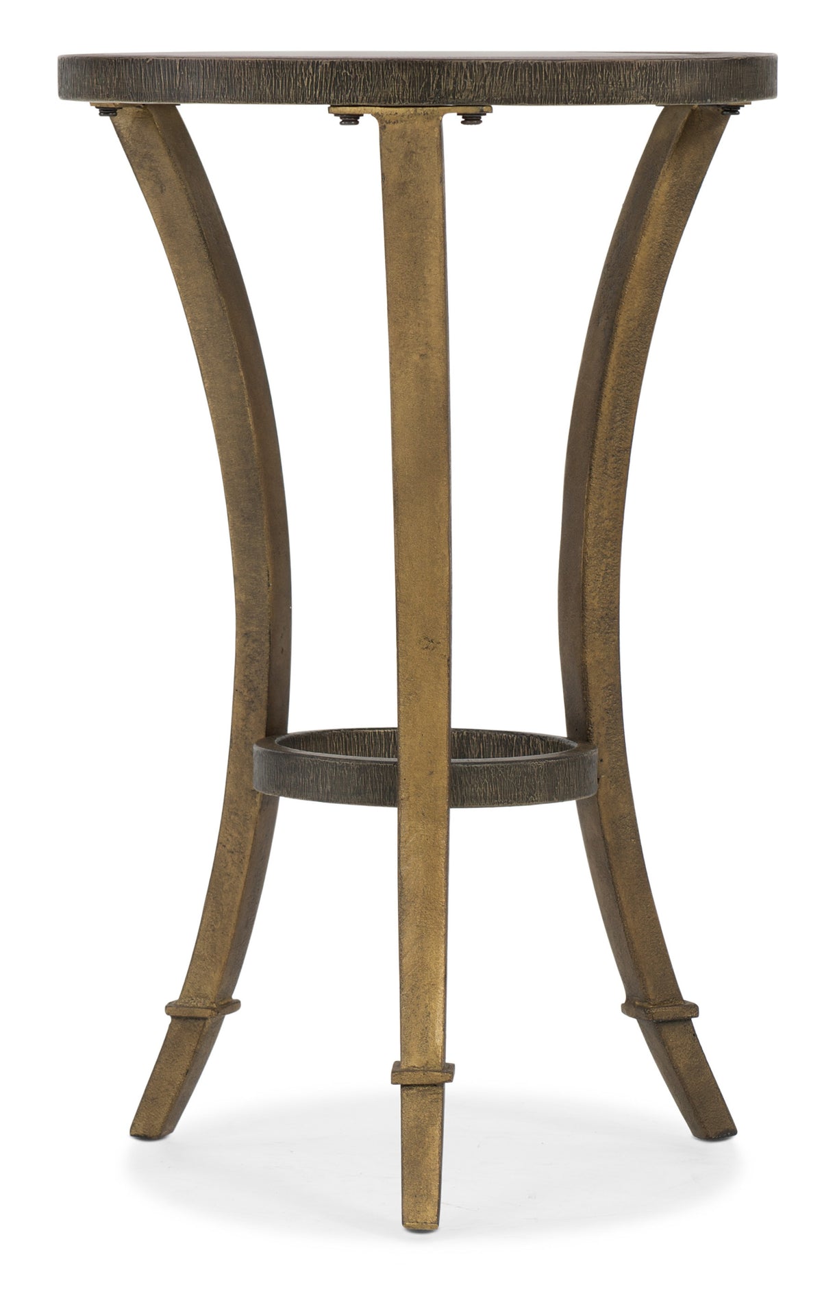 a round table with a round base