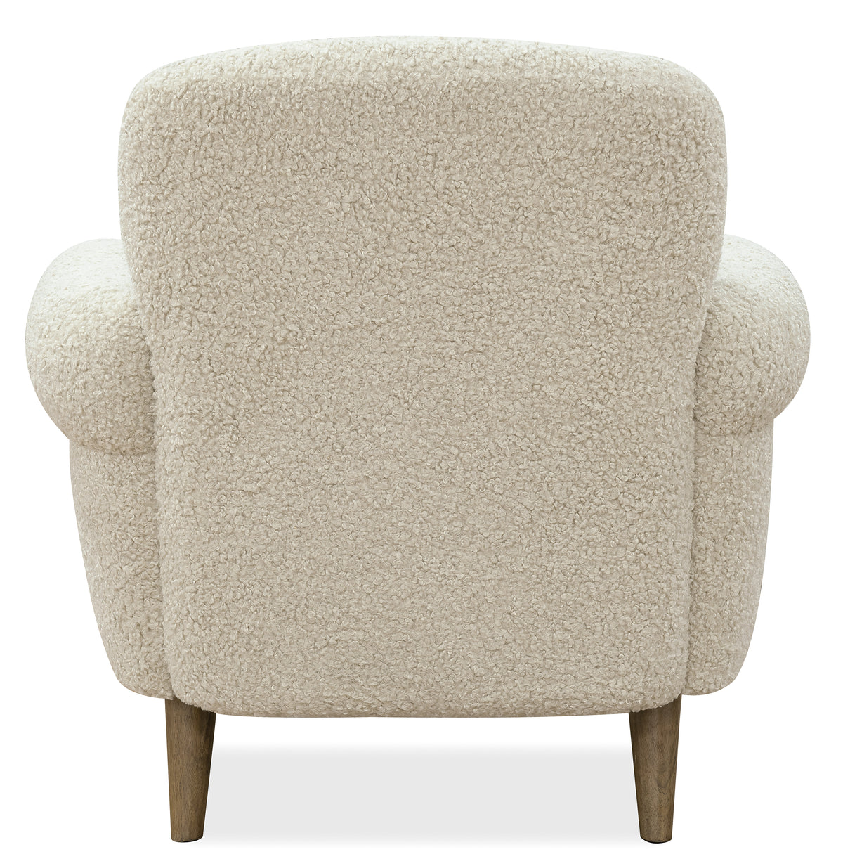 a back of a white chair