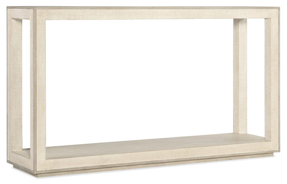 a white rectangular shelf with a white background