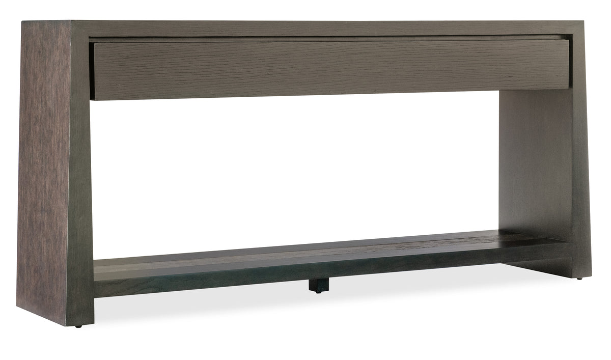 a grey bench with a long rectangular top
