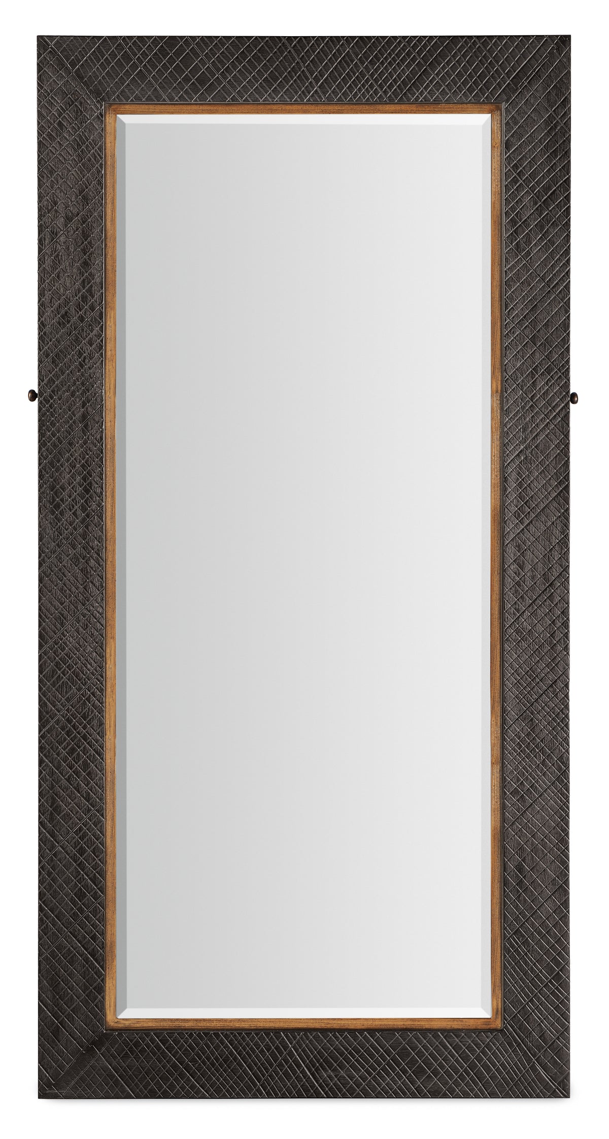 a mirror with a white background