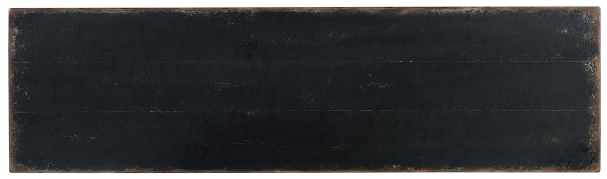 a black rectangular object with a brown border