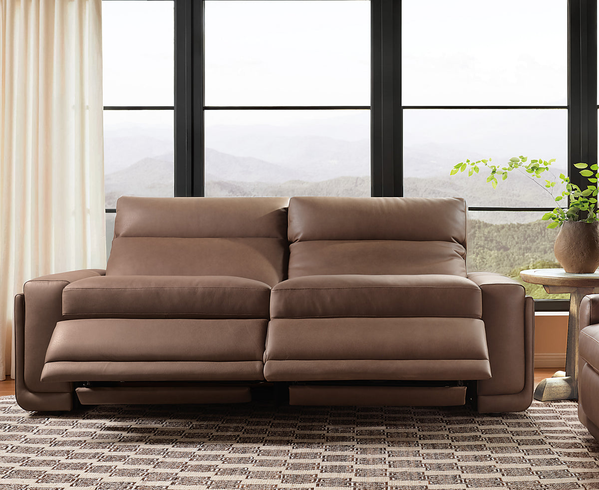 Simone Zero Gravity Power Sofa with Power Headrest and Bluetooth Speaker - Hooker Furniture (HRF-3256)