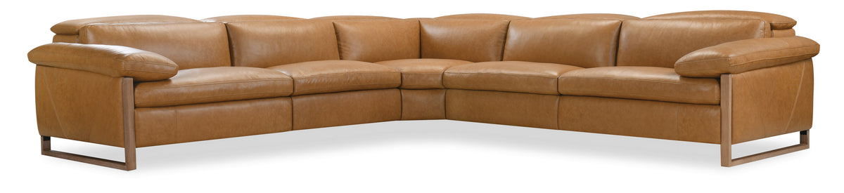 Jericho Five-Piece Power Reclining Sectional - Hooker Furniture (HRF-3246)