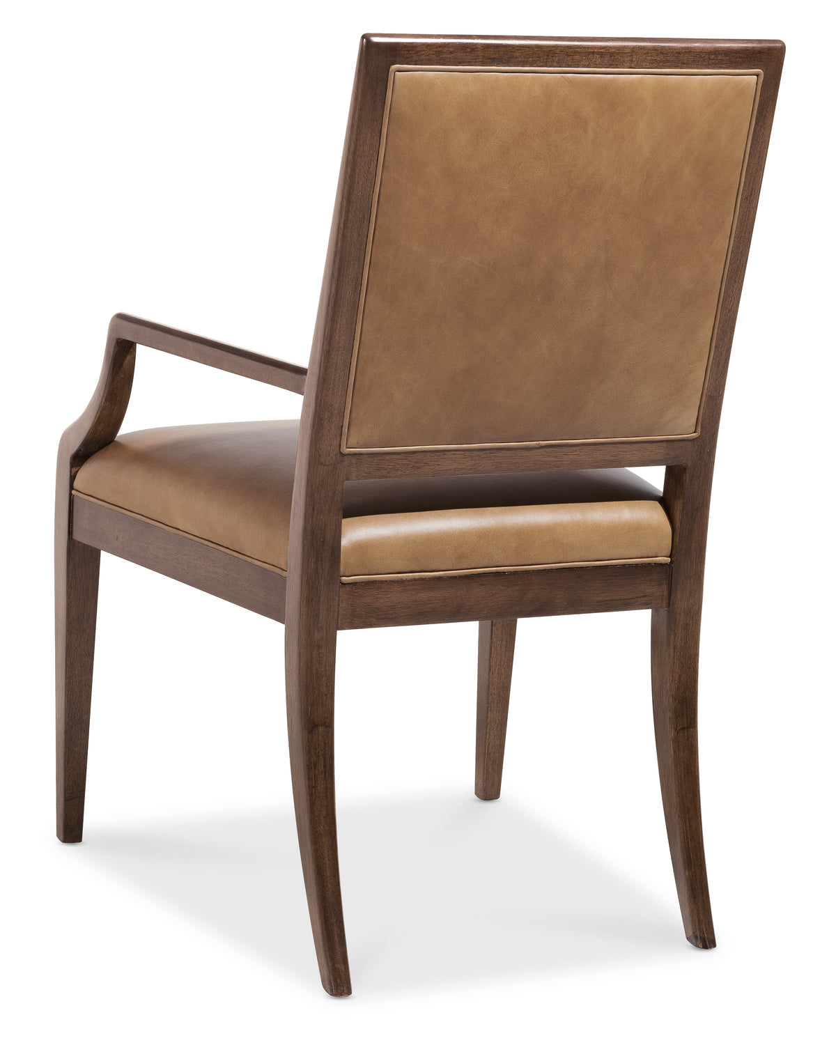 a brown chair with a white background