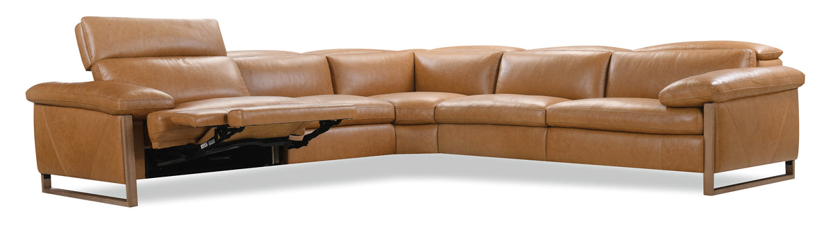 Jericho Five-Piece Power Reclining Sectional - Hooker Furniture (HRF-3246)