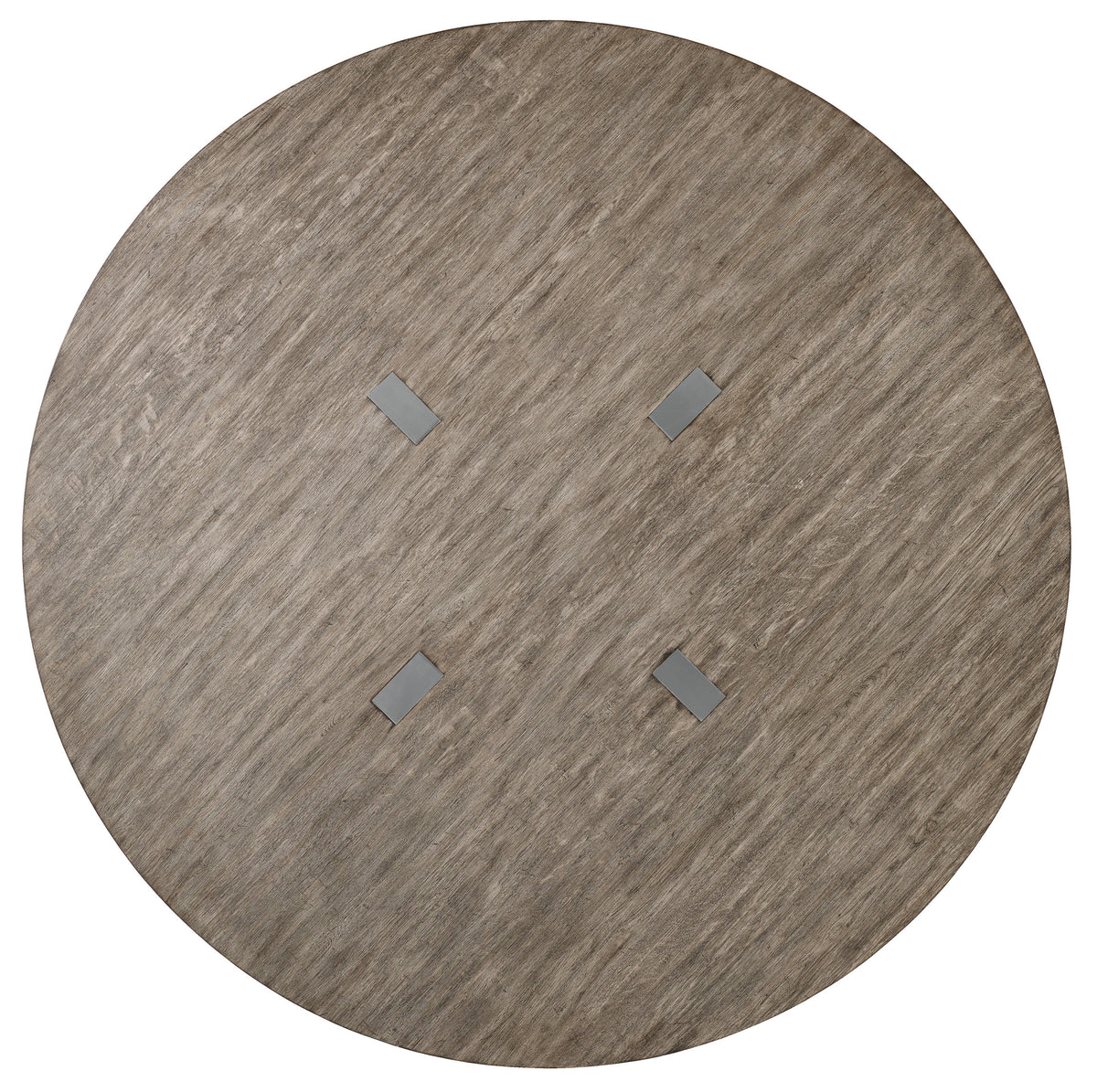 a circular object with four squares