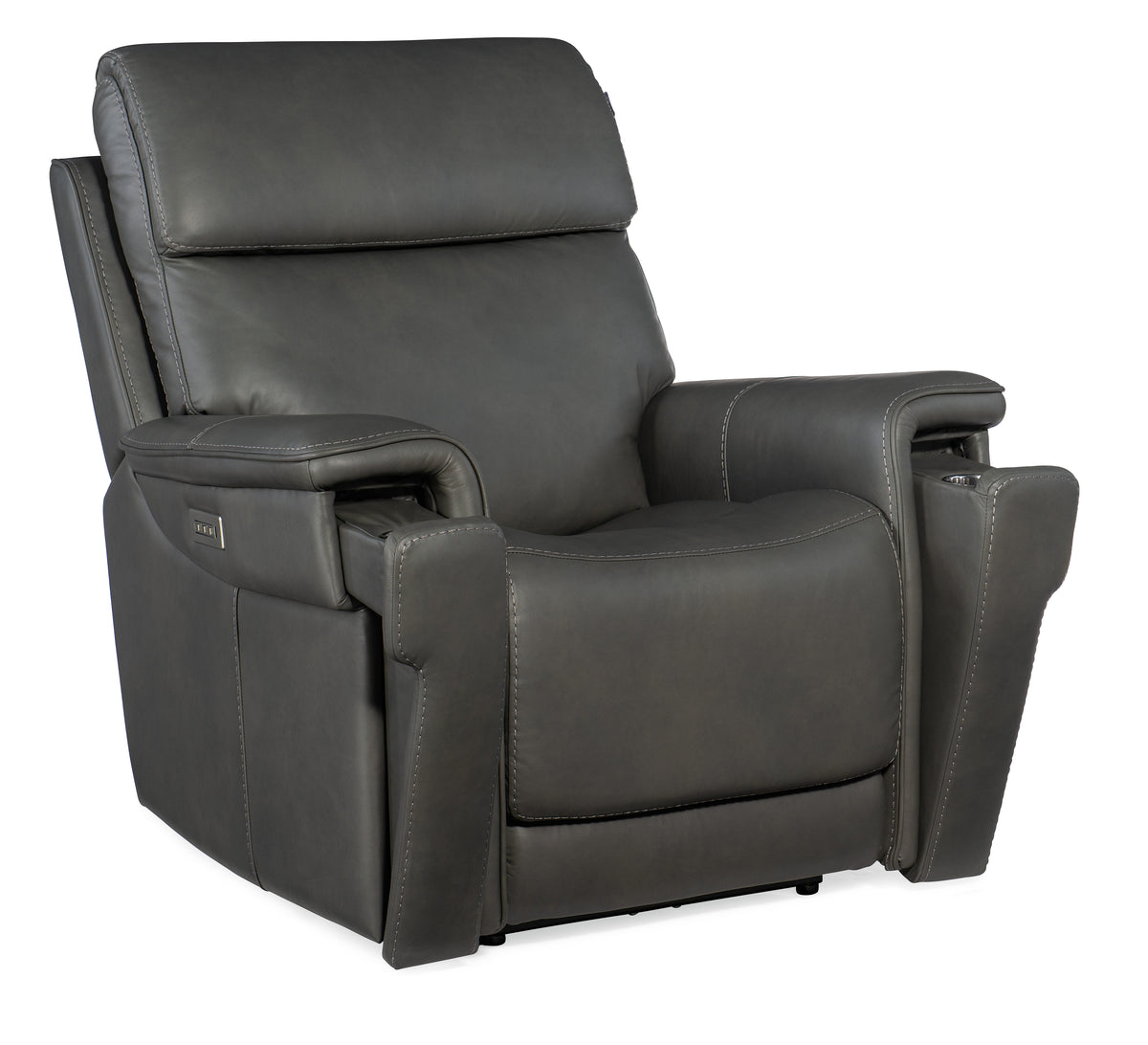 a black recliner chair